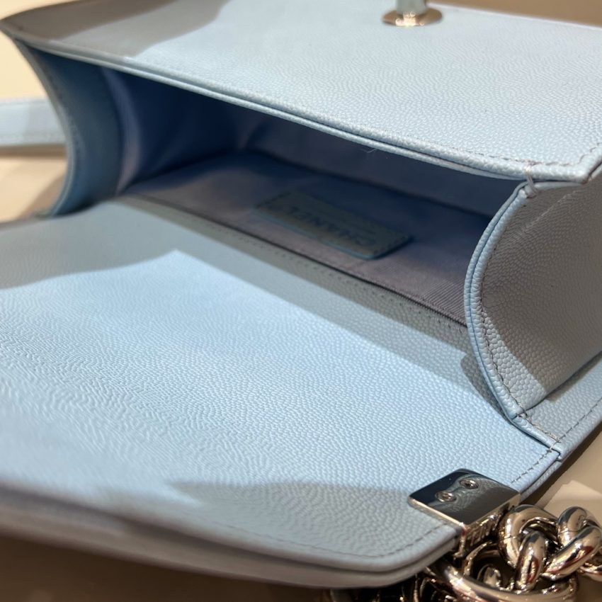 Replica CHANEL Le Boy Light Blue - top-rated replica designer bag