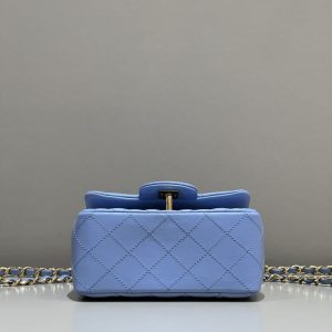 Replica CHANEL Classic Flap 17cm Blue - premium-grade designer purse dupe