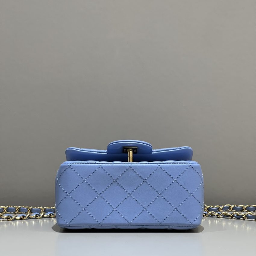 Replica CHANEL Classic Flap 17cm Blue - premium-grade designer purse dupe