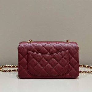 Replica CHANEL Classic Flap 25cm Burgundy - authentic-look luxury purse replica