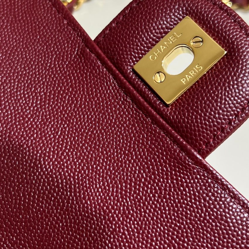 Replica CHANEL Classic Flap 25cm Burgundy - best quality luxury bag dupe