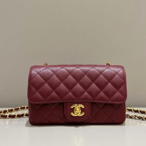 Replica CHANEL Classic Flap 25cm Burgundy - 1:1 designer replica handbag
