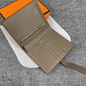 Replica Hermes Pocket Wallet Golden - best quality luxury bag dupe