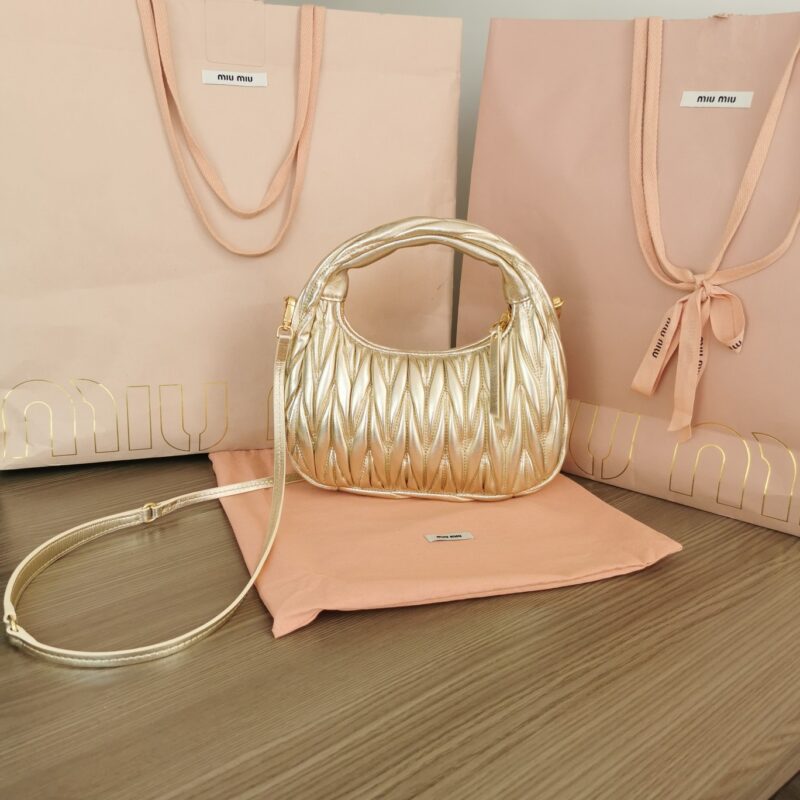 Replica Miu Miu Wander Gold - ultra-realistic fake designer tote