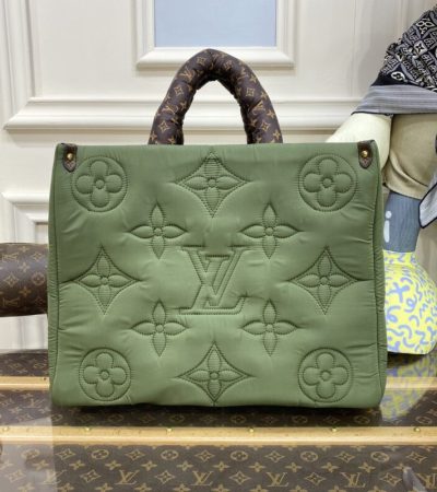 Replica LV OnTheGo Green Soft - high-quality designer bag clone