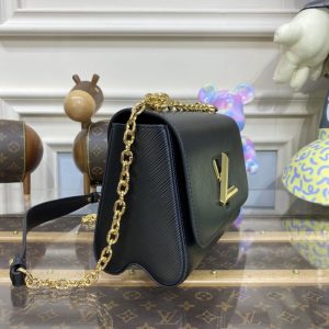 Replica Louis Vuitton Twist Black With Chain - realistic designer-inspired fake bag