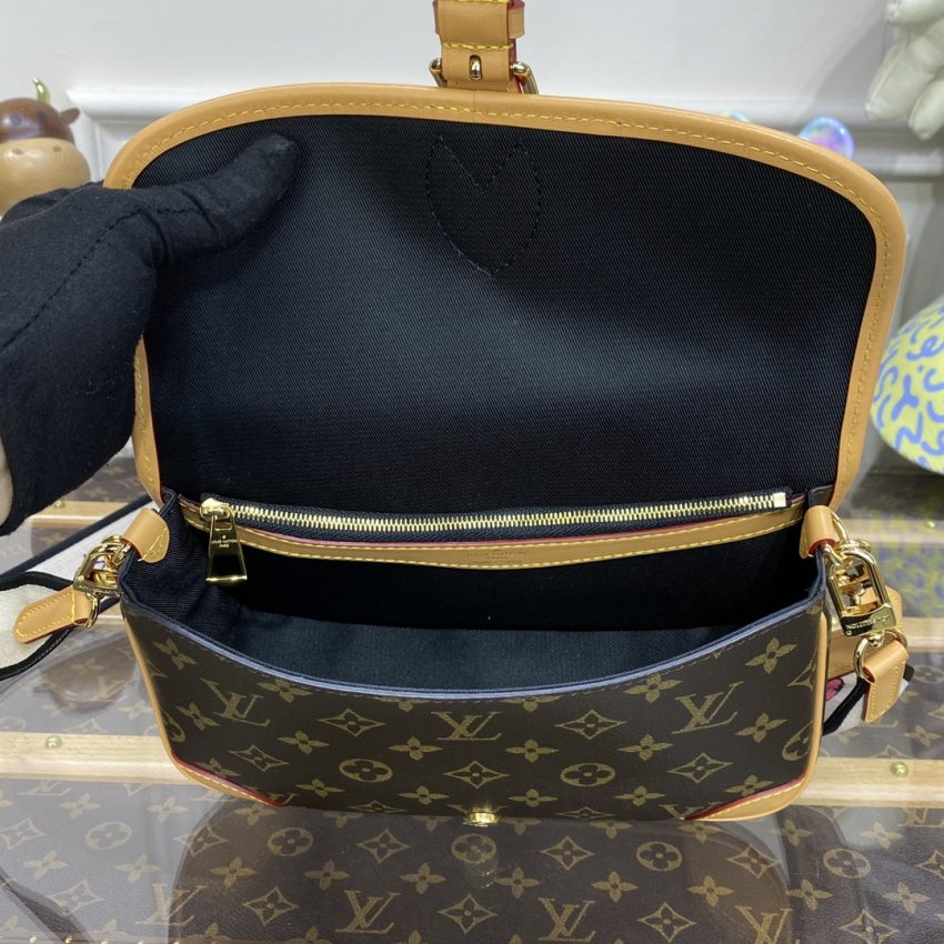 Replica Louis Vuitton Nano Diane Satchel Brown - best quality luxury bag dupe