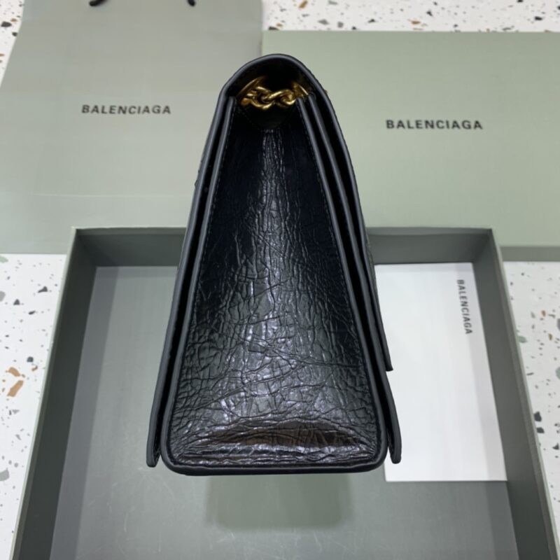 Replica Balenciaga Crush Large Black - best quality luxury bag dupe
