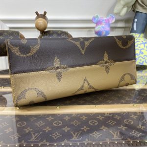 Replica Louis Vuitton OnTheGo Brown Canvas - best quality luxury bag dupe