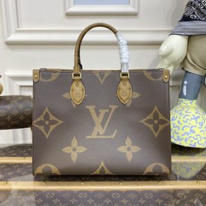Replica Louis Vuitton OnTheGo Brown Canvas - ultra-realistic fake designer tote
