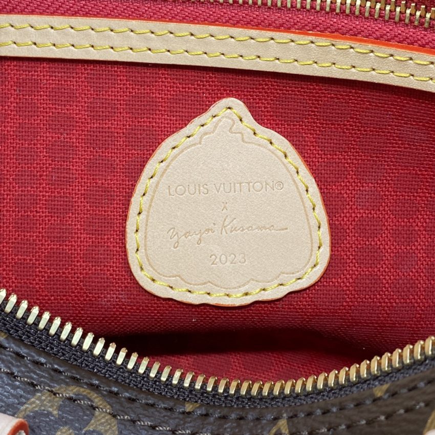 Replica Louis Vuitton Speedy Bandouliere 25 Yayoi Kusama - authentic-look luxury purse replica