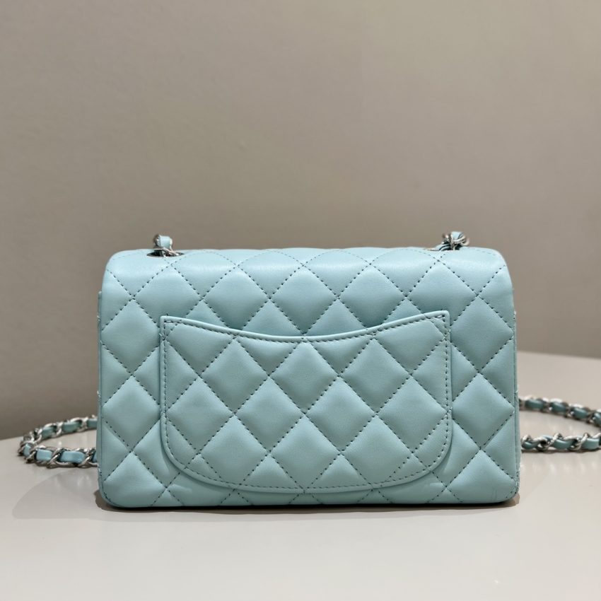 Replica CHANEL Classic Flap 20cm Tiffany - high-accuracy replica luxury purse