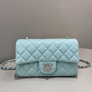 Replica CHANEL Classic Flap 20cm Tiffany - best quality luxury bag dupe
