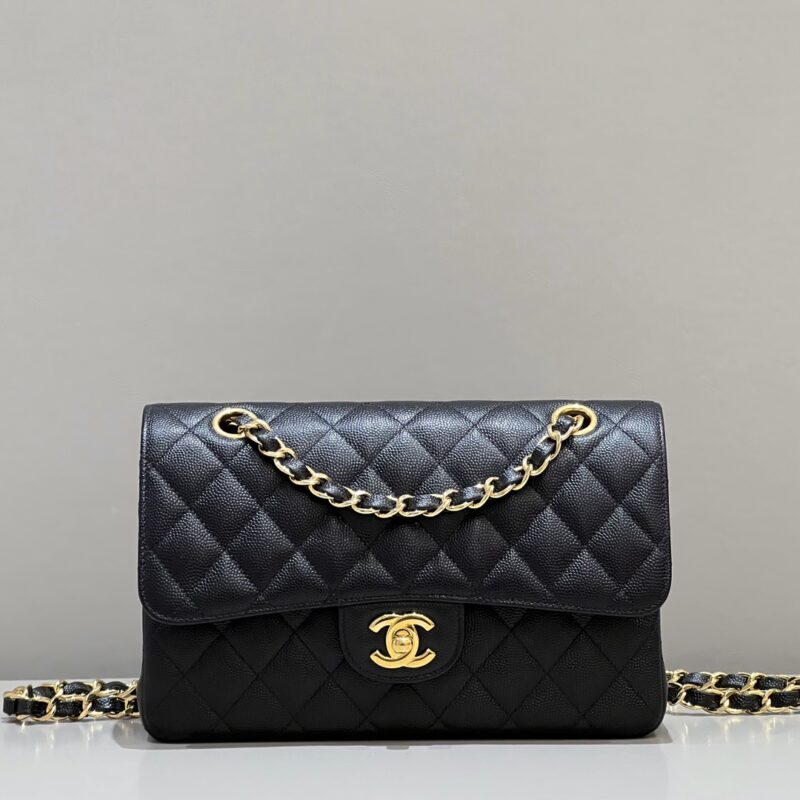 Replica CHANEL Classic Flap 23cm Black Caviar - high-accuracy replica luxury purse