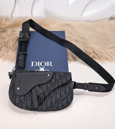 Replica Dior Messenger Black Oblique - authentic-look luxury purse replica