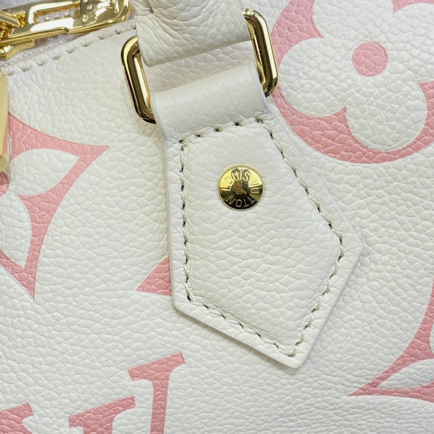 Replica Louis Vuitton Speedy Bandouliere 20 White Pink - best-selling designer handbag dupe