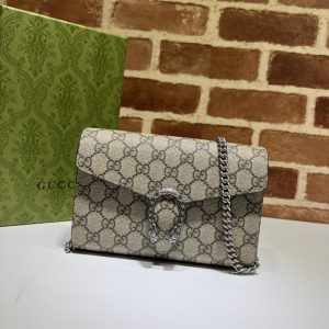 Replica Gucci Dionysus GG Chain Wallet Denim Classic - premium 1:1 fake handbag model