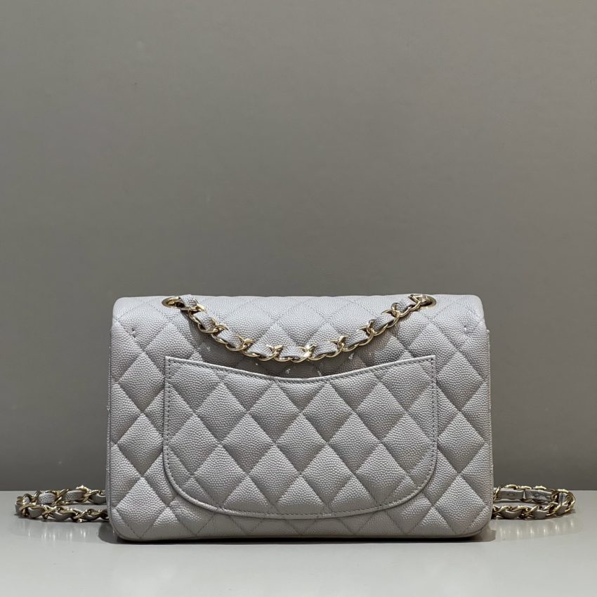 Replica CHANEL Classic Flap 23cm Gray - best quality luxury bag dupe