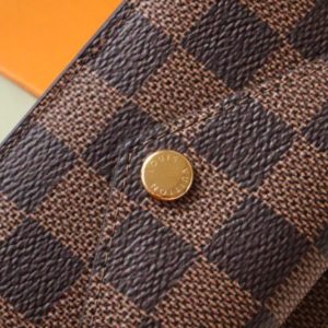 Replica Louis Vuitton Card Holder Recto Verso Grid Brown - near-authentic luxury replica handbag