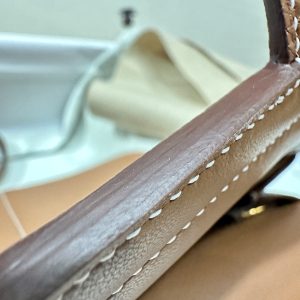 Replica Hermes Halzan Brown 2 Replica Hermes Halzan Brown - near-authentic luxury replica handbag