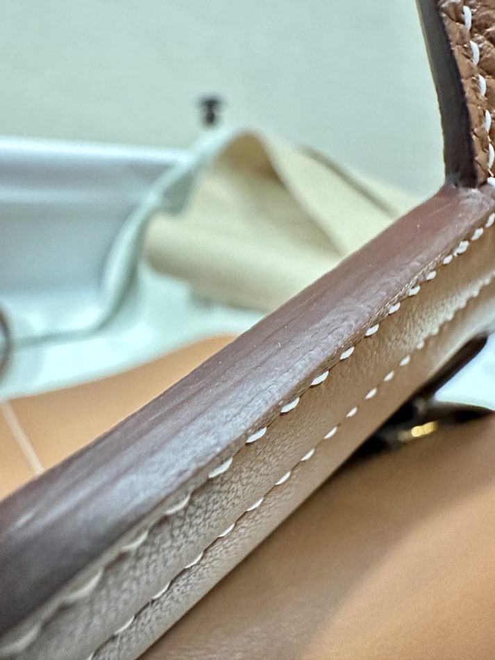 Replica Hermes Halzan Brown 2 Replica Hermes Halzan Brown - near-authentic luxury replica handbag