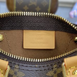 Replica Louis Vuitton Speedy Nano Brown - 1:1 designer replica handbag