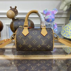 Replica Louis Vuitton Speedy Nano Brown - ultra-realistic fake designer tote