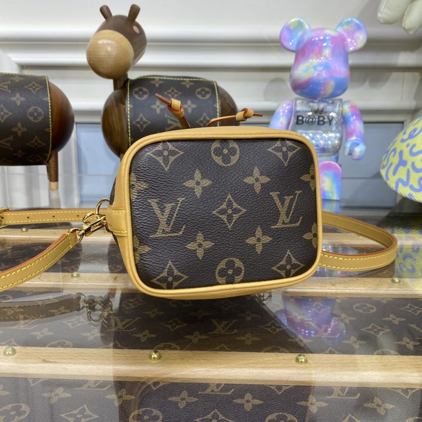 Replica Louis Vuitton Nano Noe Brown - premium 1:1 fake handbag model