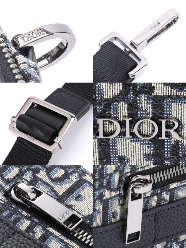 Replica Dior Safari Bag Black Jacquard - high-end fake designer purse