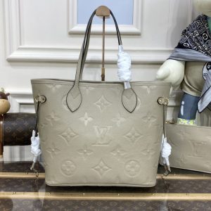 Replica Louis Vuitton Neverfull MM Beige - high-end fake designer purse