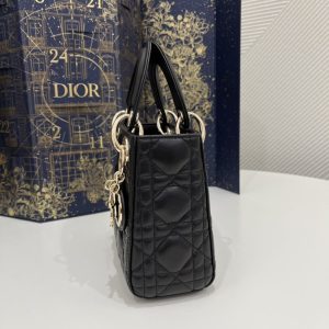 Replica Lady Dior Mini Black - top-tier luxury replica shoulder bag