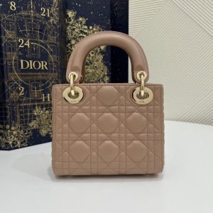 Replica Lady Dior Mini Apricot - high-accuracy replica luxury purse