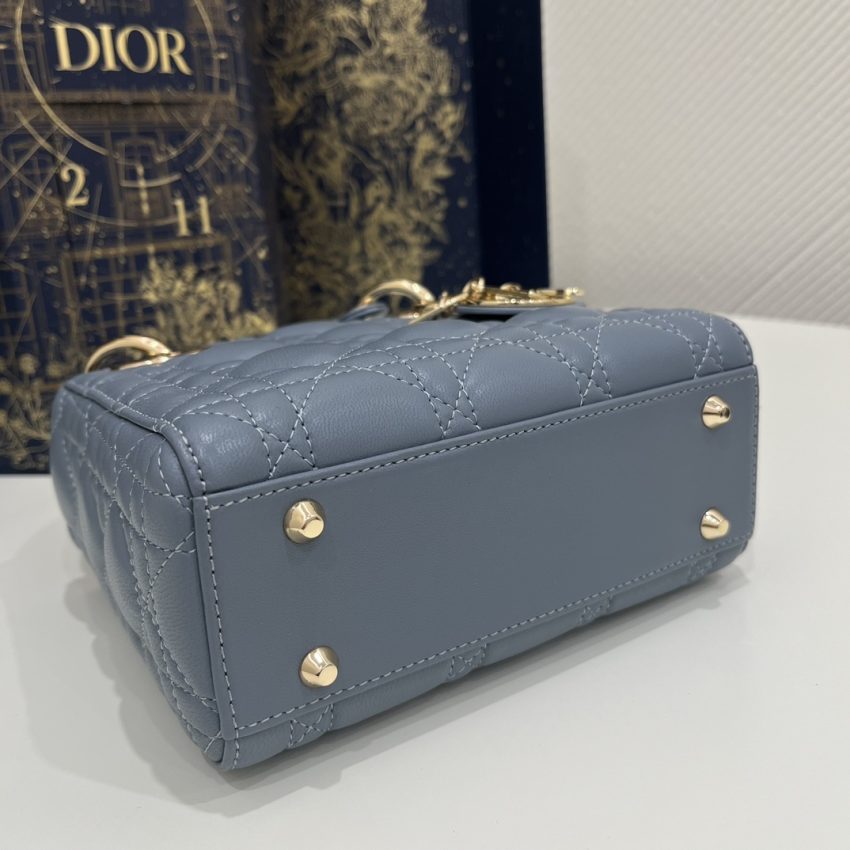 Replica Lady Dior Mini Blue - best-selling designer handbag dupe