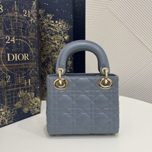Replica Lady Dior Mini Blue - near-authentic luxury replica handbag