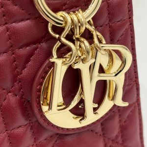 Replica Lady Dior Mini Red - best-selling designer handbag dupe