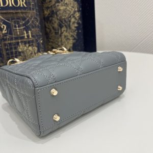 Replica Lady Dior Mini Cloud Grey - best-selling designer handbag dupe
