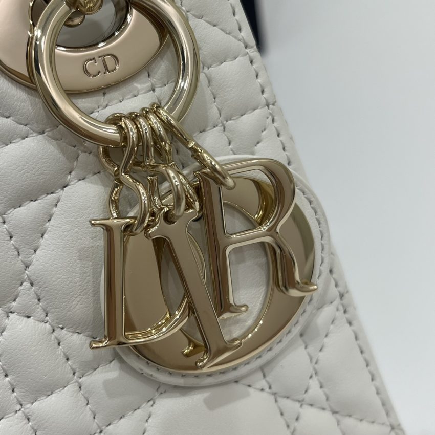 Replica Lady Dior Mini White - high-accuracy replica luxury purse