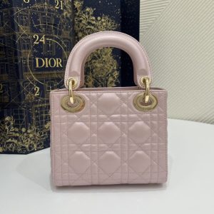 Replica Lady Dior Mini Pink - 1:1 designer replica handbag