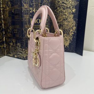 Replica Lady Dior Mini Pink - best quality luxury bag dupe