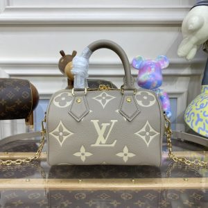 Replica Louis Vuitton Speedy Bandouliere 20 Milk Beige - high-end fake designer purse