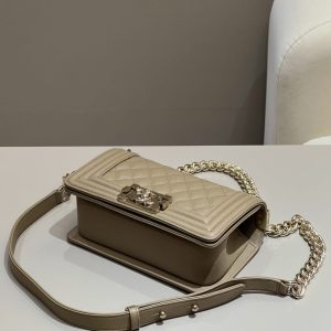 Replica CHANEL Le Boy Milk Tea - ultra-realistic fake designer tote
