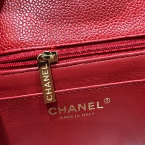 Replica CHANEL Classic Flap 17cm Bright Red - realistic designer-inspired fake bag
