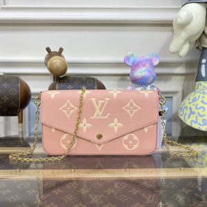Replica Louis Vuitton Félicie Pochette Pink - high-accuracy replica luxury purse