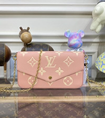 Replica Louis Vuitton Félicie Pochette Pink - high-accuracy replica luxury purse