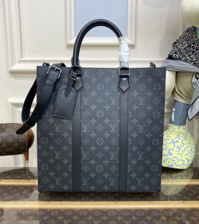 Replica Louis Vuitton Sac Plat M Black - top-tier luxury replica shoulder bag