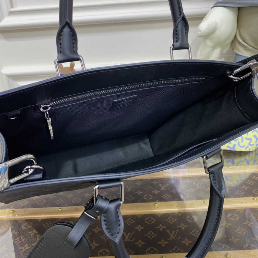 Replica Louis Vuitton Sac Plat M Black - authentic-look luxury purse replica