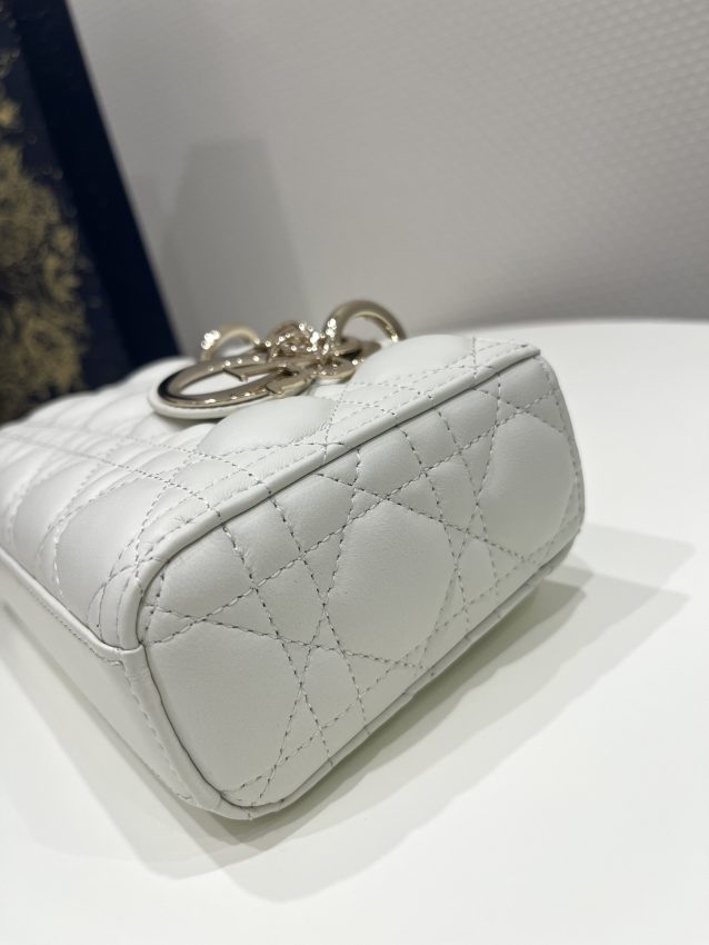 Replica Dior Lady D-Joy Bag White - high-accuracy replica luxury purse
