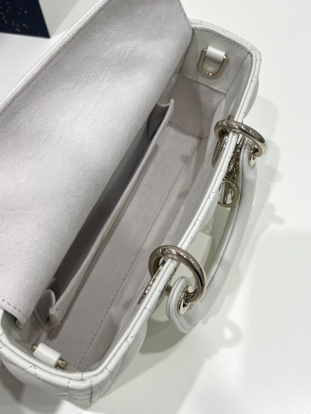 Replica Dior Lady D-Joy Bag White - top-rated replica designer bag