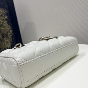 Replica Dior Lady D-Joy Bag White - 1:1 designer replica handbag