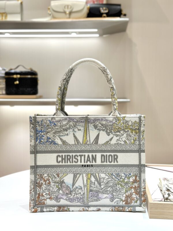 Replica Dior Tote Book Grey Lucky Star - top-rated replica designer bag